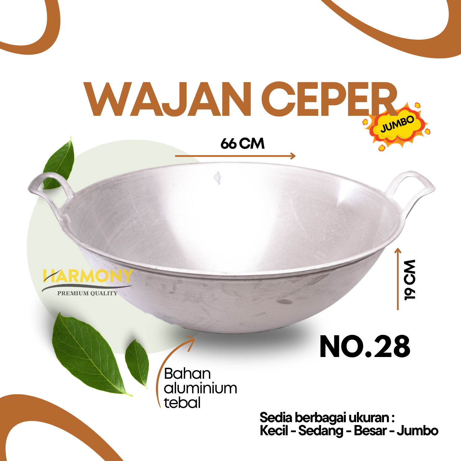 Wajan Ceper No.28