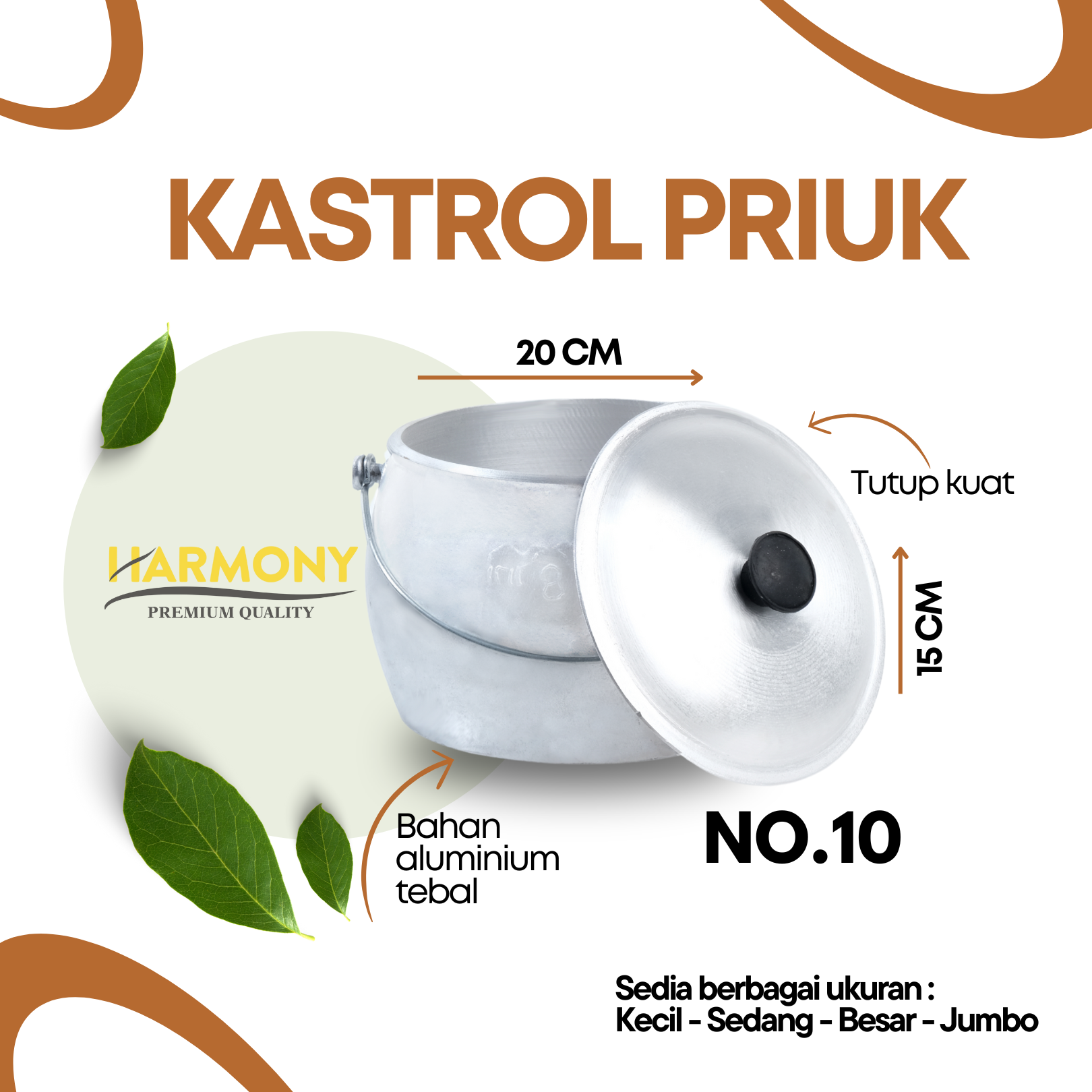 Wajan Kastrol No.10