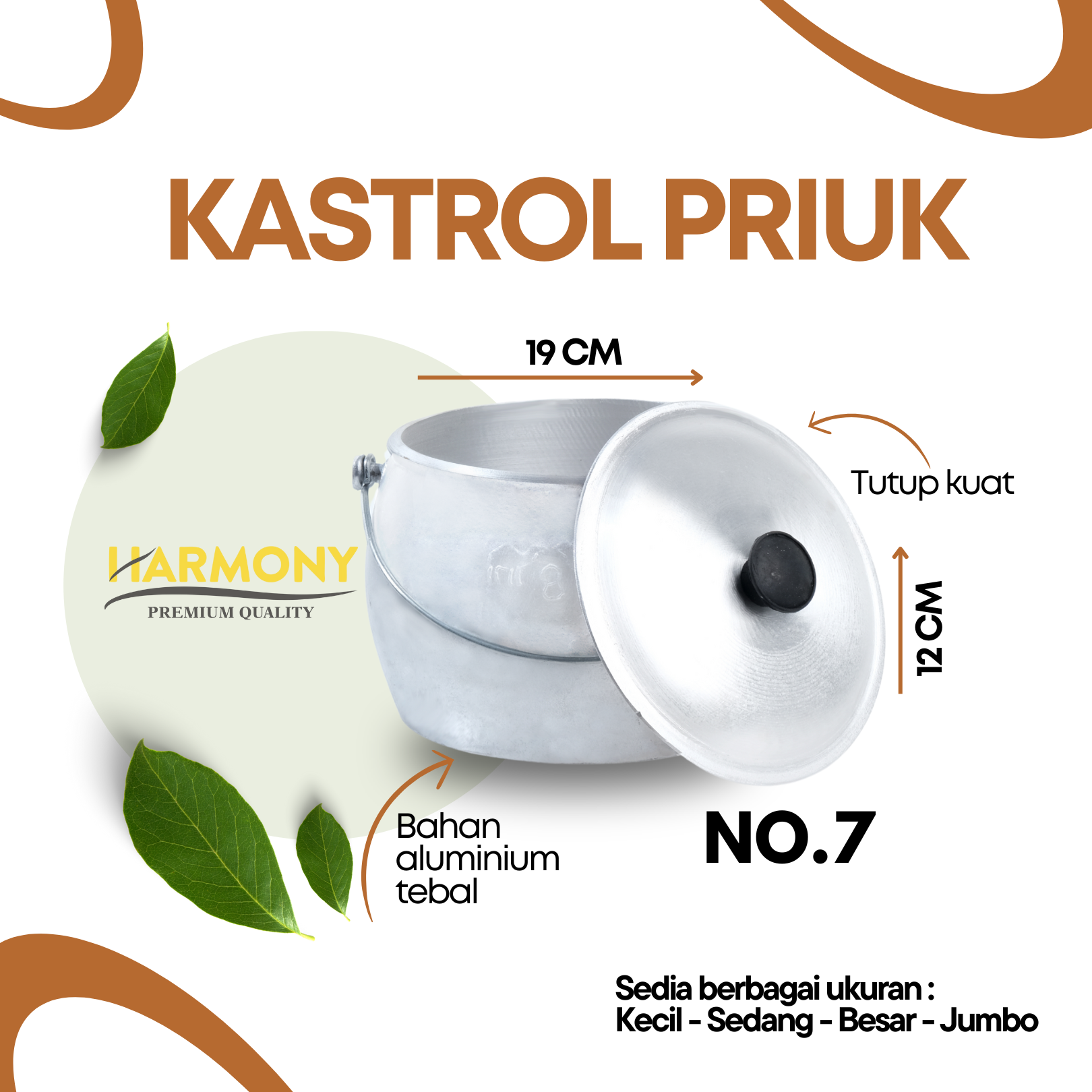 Wajan Kastrol No.7
