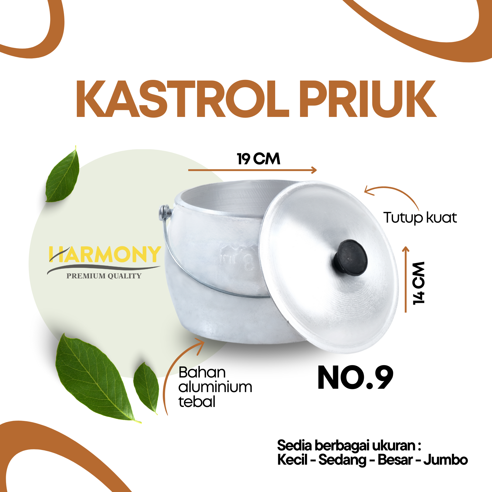 Wajan Kastrol No.9