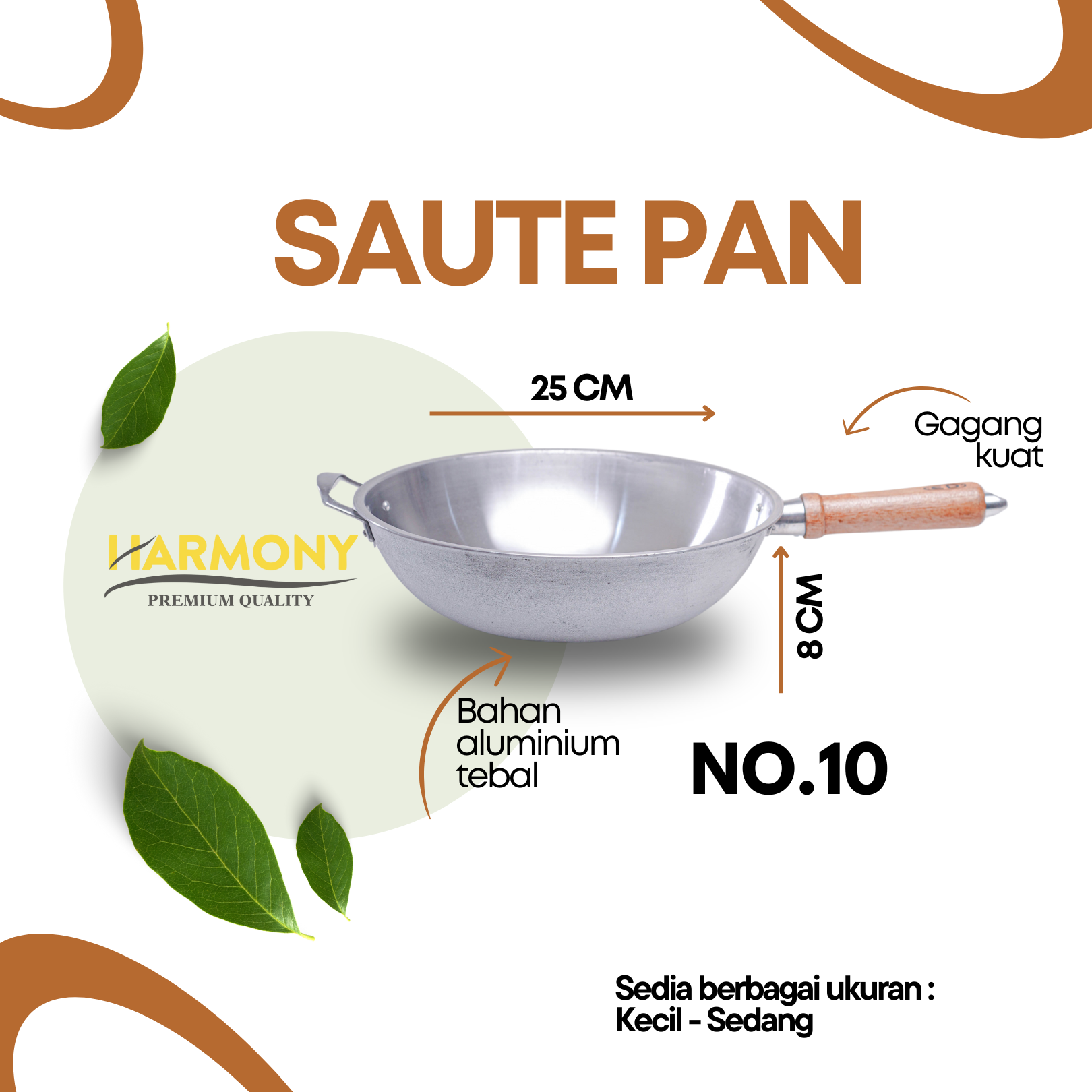 Wajan sautepan No.10